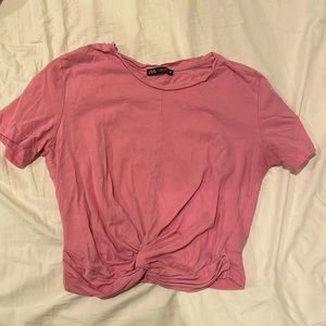 Pink Zara t shirt